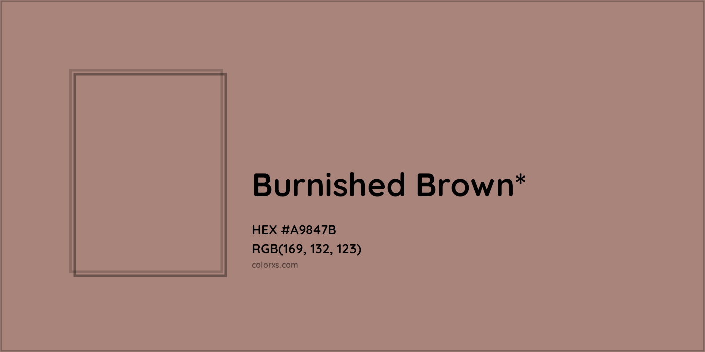 HEX #A9847B Color Name, Color Code, Palettes, Similar Paints, Images