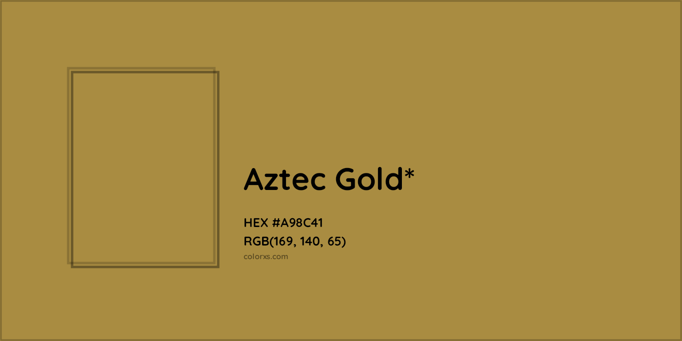 HEX #A98C41 Color Name, Color Code, Palettes, Similar Paints, Images