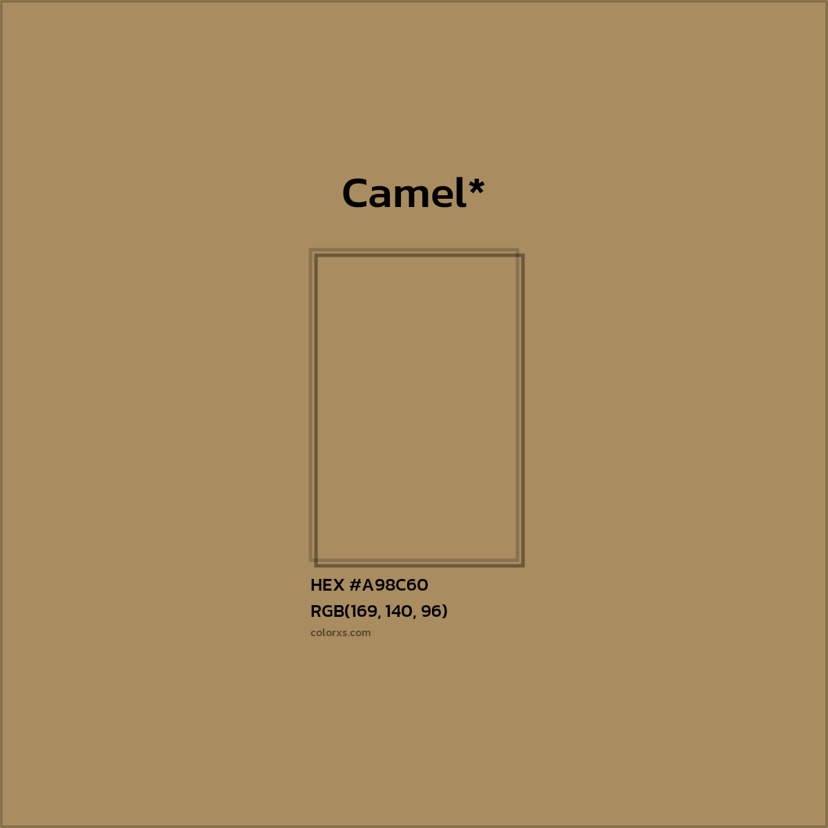 HEX #A98C60 Color Name, Color Code, Palettes, Similar Paints, Images
