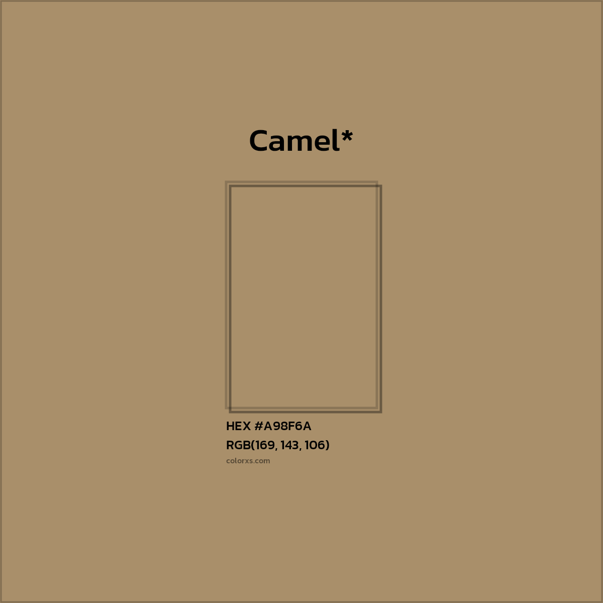 HEX #A98F6A Color Name, Color Code, Palettes, Similar Paints, Images