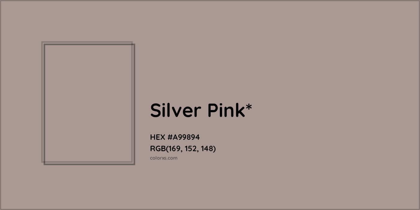 HEX #A99894 Color Name, Color Code, Palettes, Similar Paints, Images