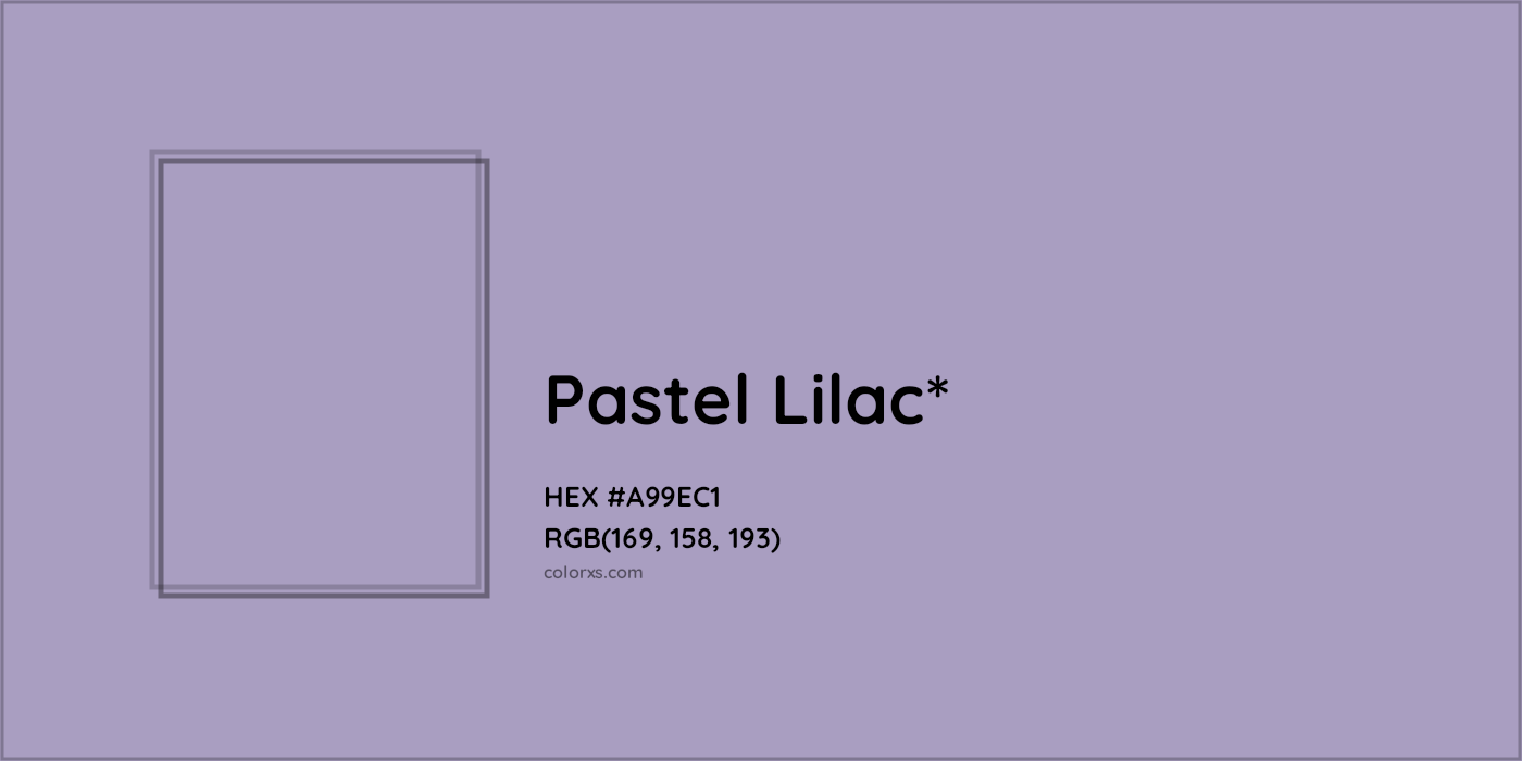HEX #A99EC1 Color Name, Color Code, Palettes, Similar Paints, Images