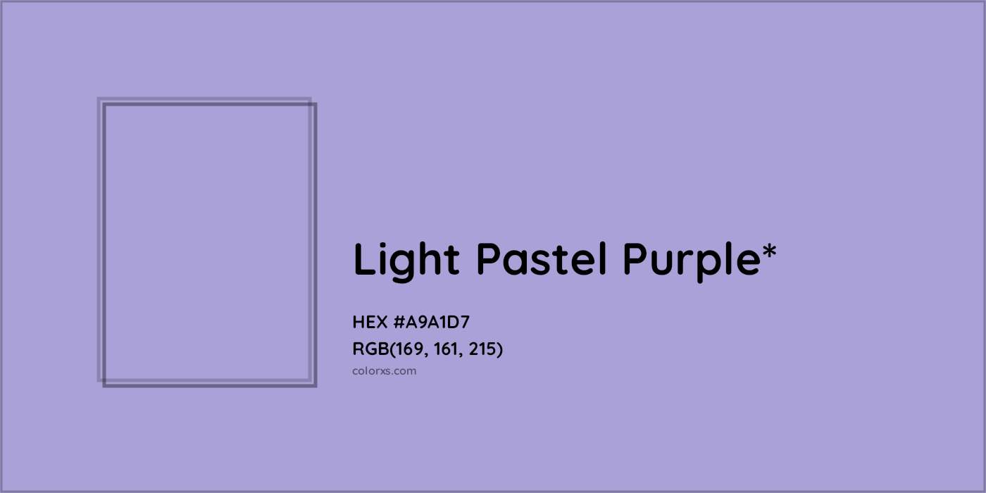 HEX #A9A1D7 Color Name, Color Code, Palettes, Similar Paints, Images