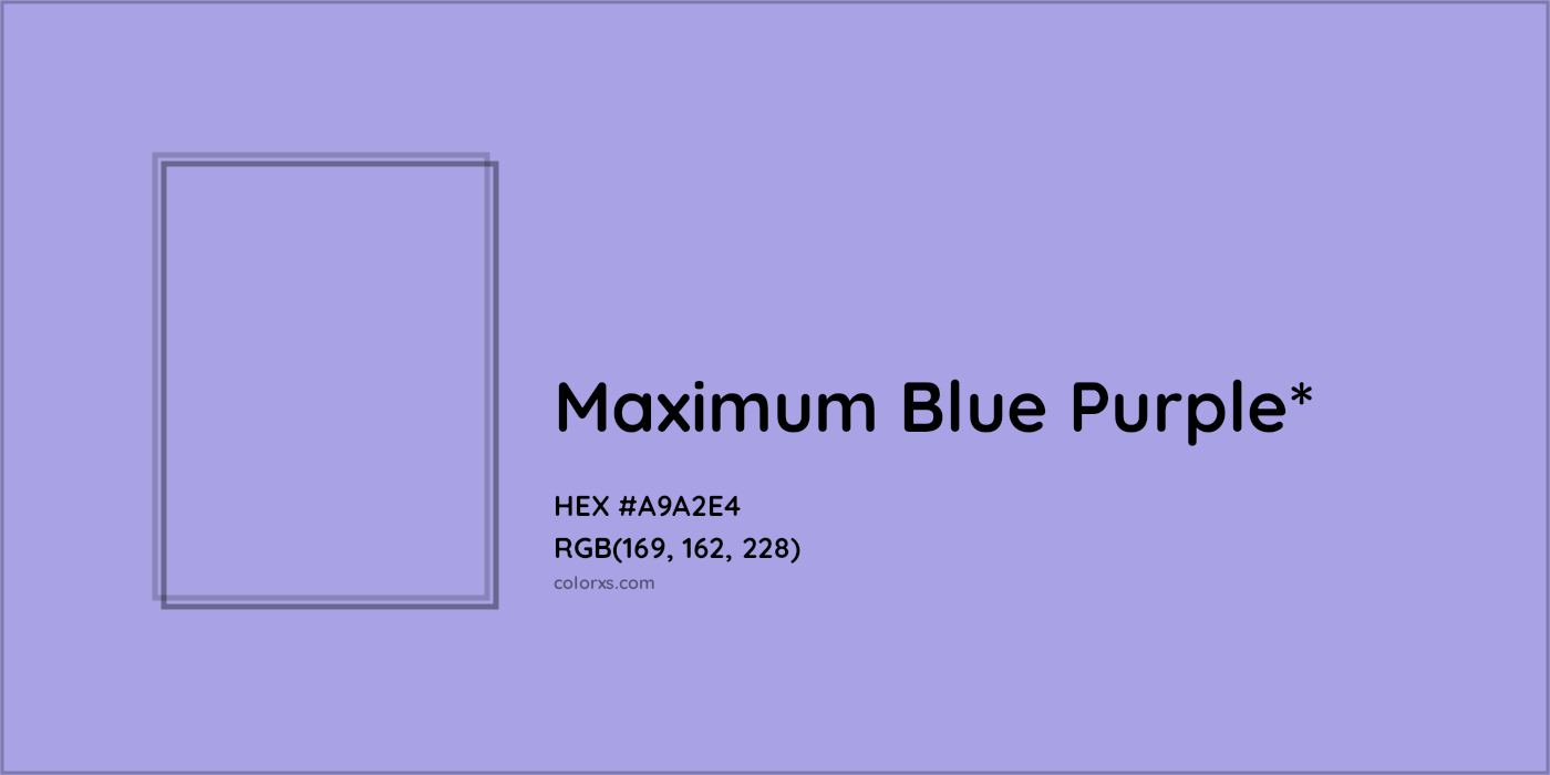 HEX #A9A2E4 Color Name, Color Code, Palettes, Similar Paints, Images