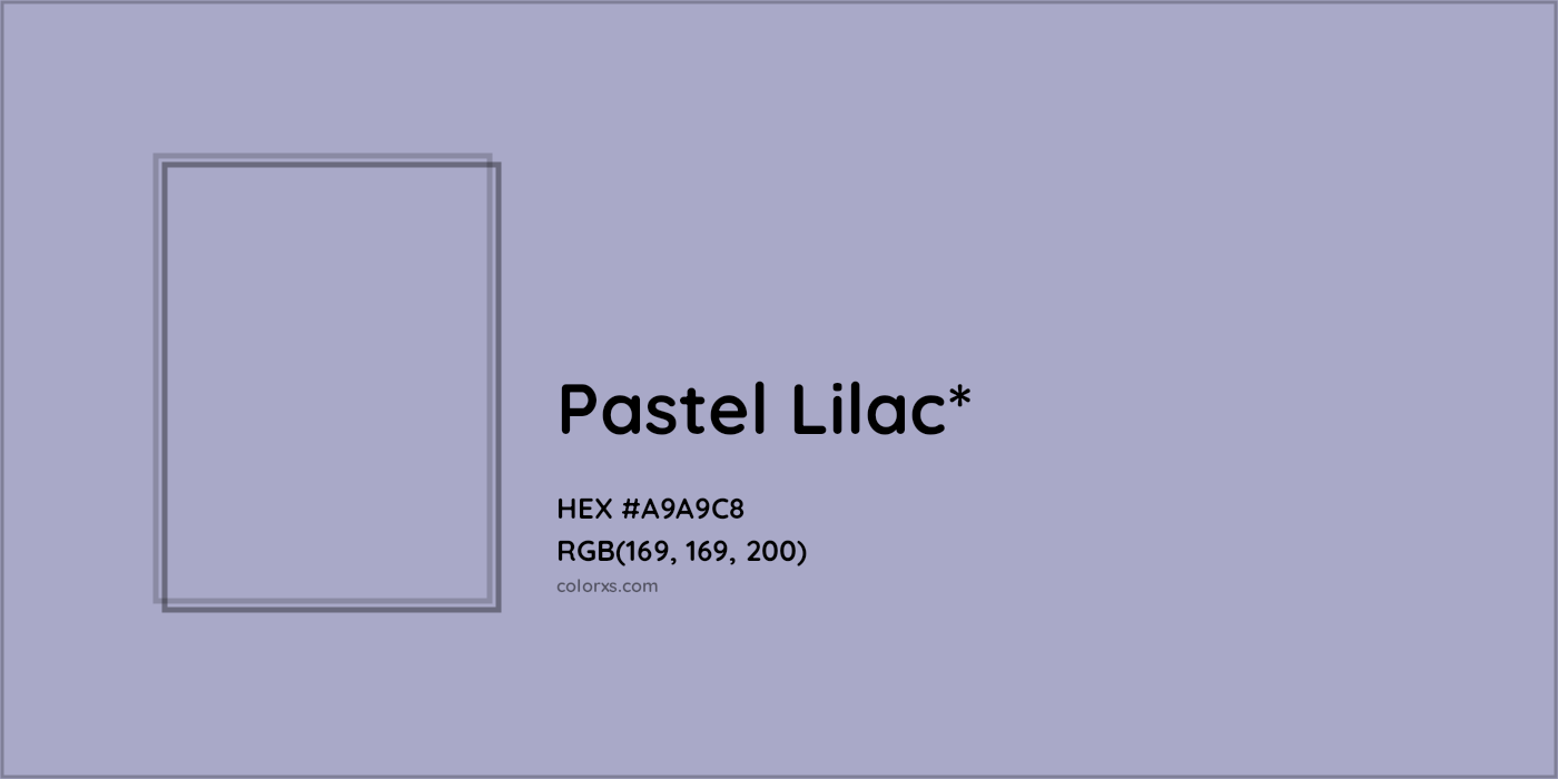 HEX #A9A9C8 Color Name, Color Code, Palettes, Similar Paints, Images