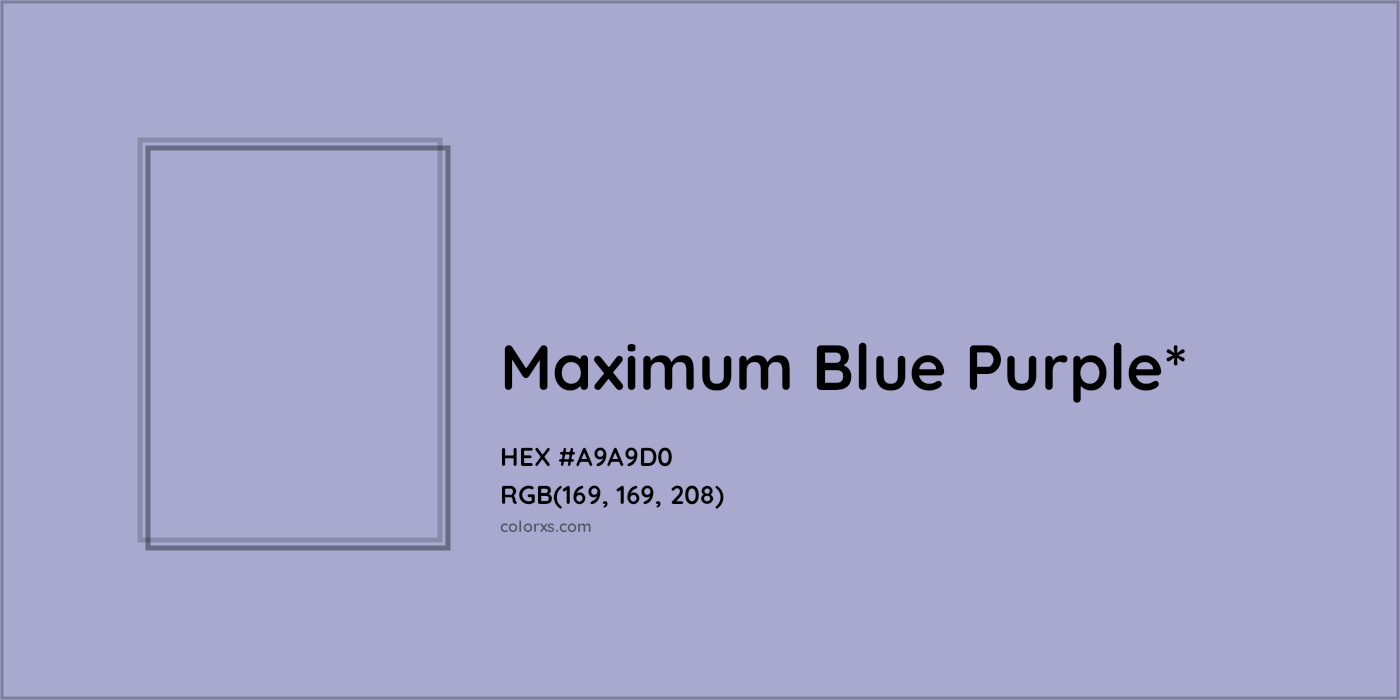 HEX #A9A9D0 Color Name, Color Code, Palettes, Similar Paints, Images