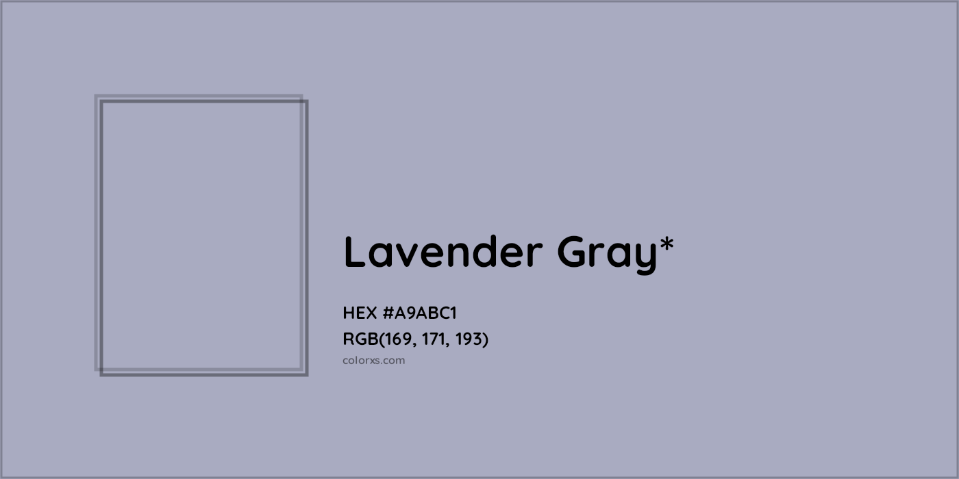 HEX #A9ABC1 Color Name, Color Code, Palettes, Similar Paints, Images