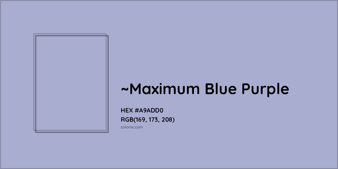 HEX #A9ADD0 Color Name, Color Code, Palettes, Similar Paints, Images
