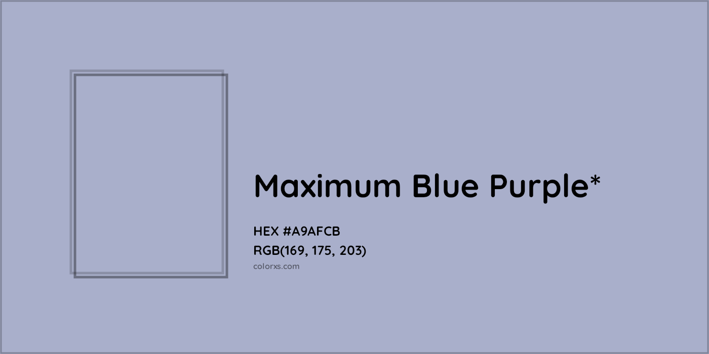 HEX #A9AFCB Color Name, Color Code, Palettes, Similar Paints, Images