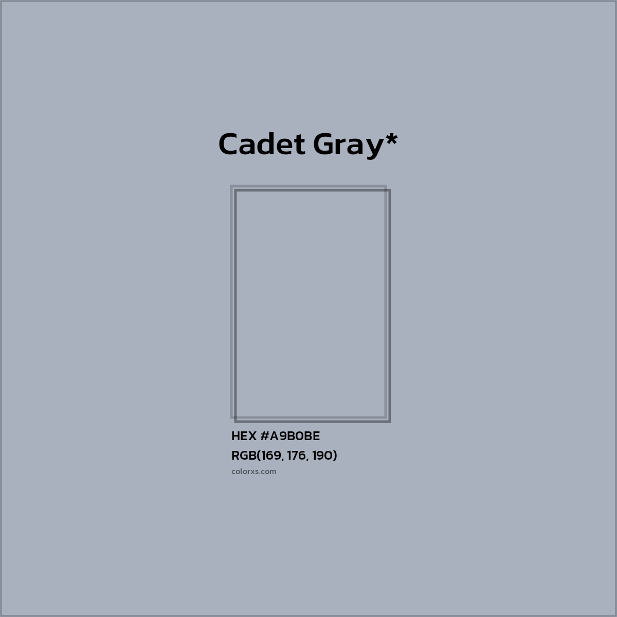 HEX #A9B0BE Color Name, Color Code, Palettes, Similar Paints, Images