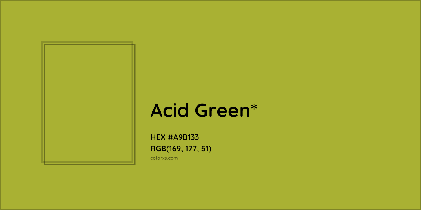 HEX #A9B133 Color Name, Color Code, Palettes, Similar Paints, Images