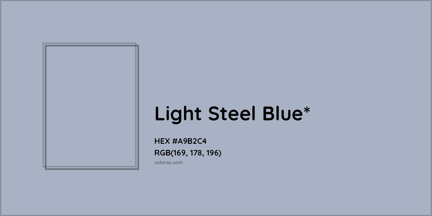 HEX #A9B2C4 Color Name, Color Code, Palettes, Similar Paints, Images