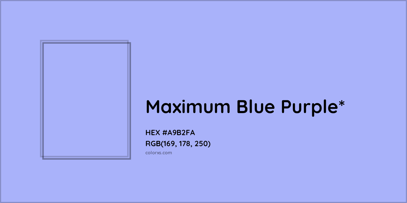 HEX #A9B2FA Color Name, Color Code, Palettes, Similar Paints, Images
