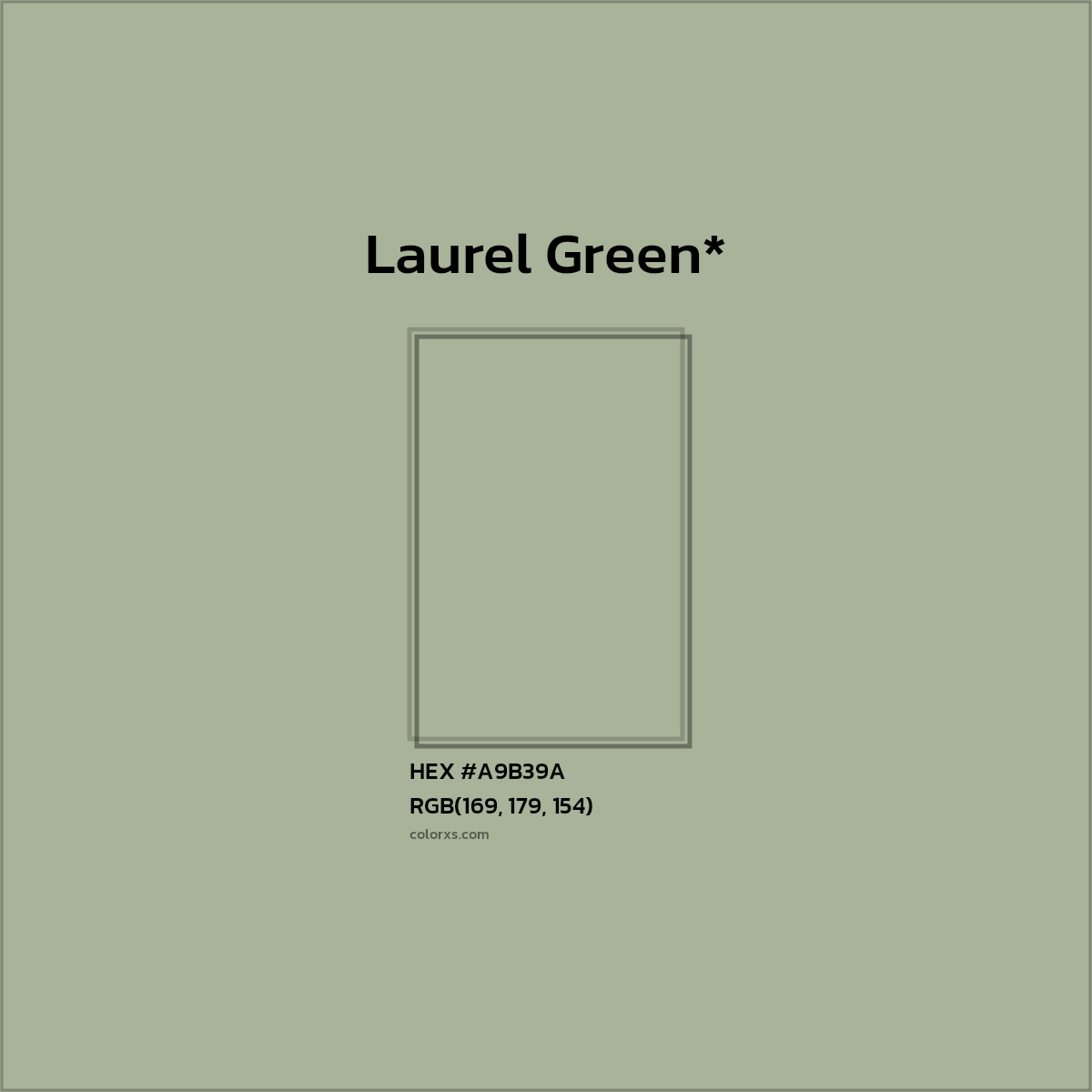 HEX #A9B39A Color Name, Color Code, Palettes, Similar Paints, Images