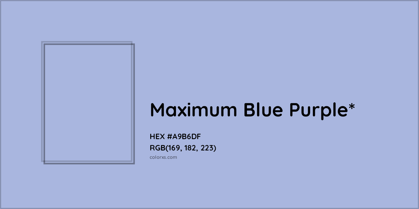HEX #A9B6DF Color Name, Color Code, Palettes, Similar Paints, Images
