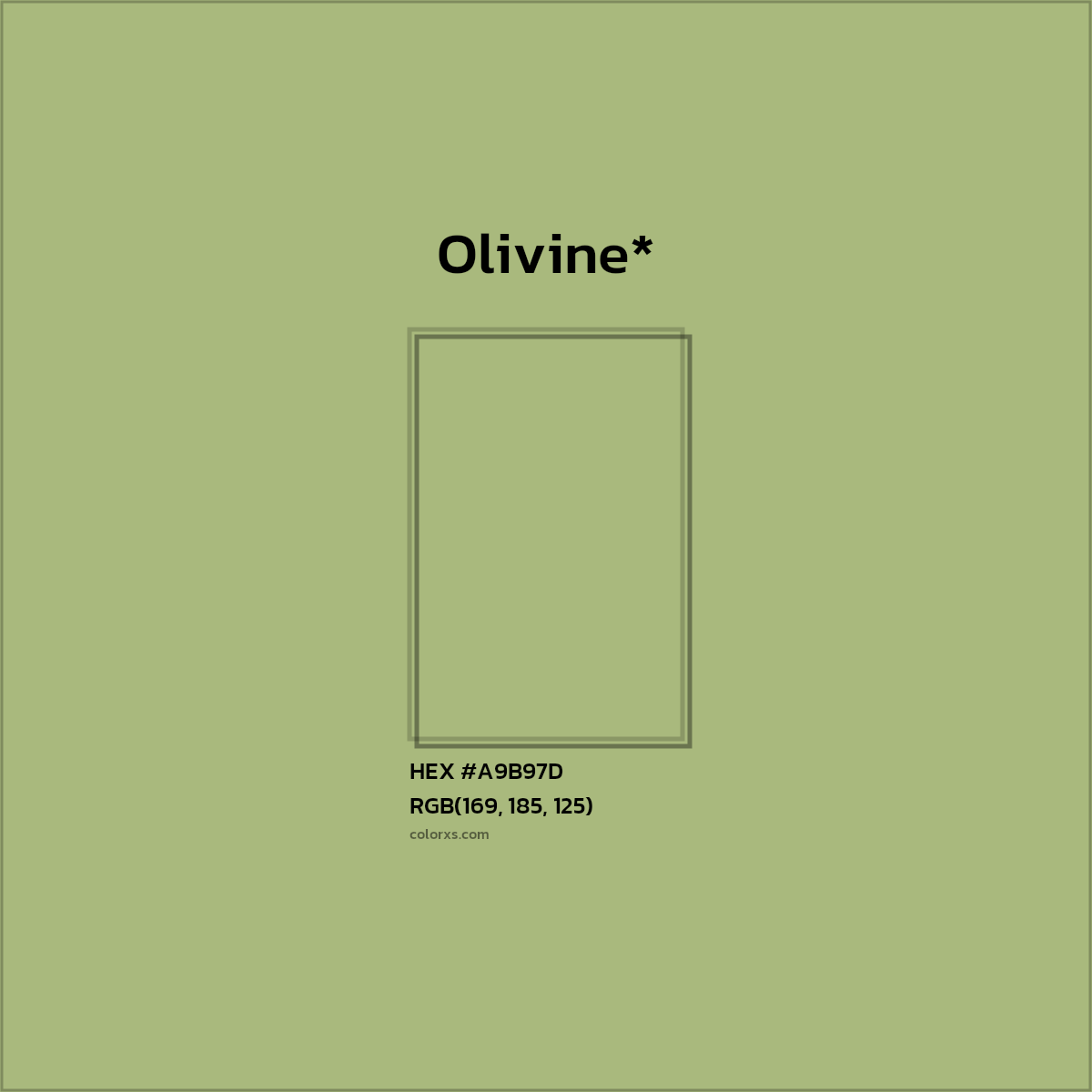 HEX #A9B97D Color Name, Color Code, Palettes, Similar Paints, Images