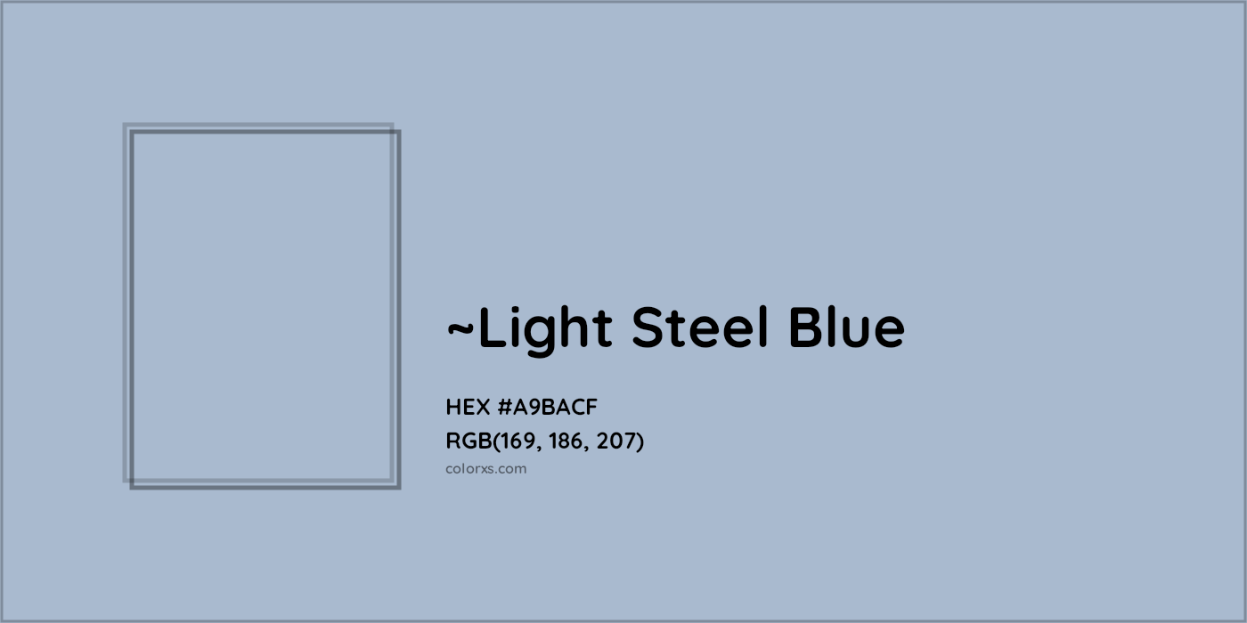 HEX #A9BACF Color Name, Color Code, Palettes, Similar Paints, Images