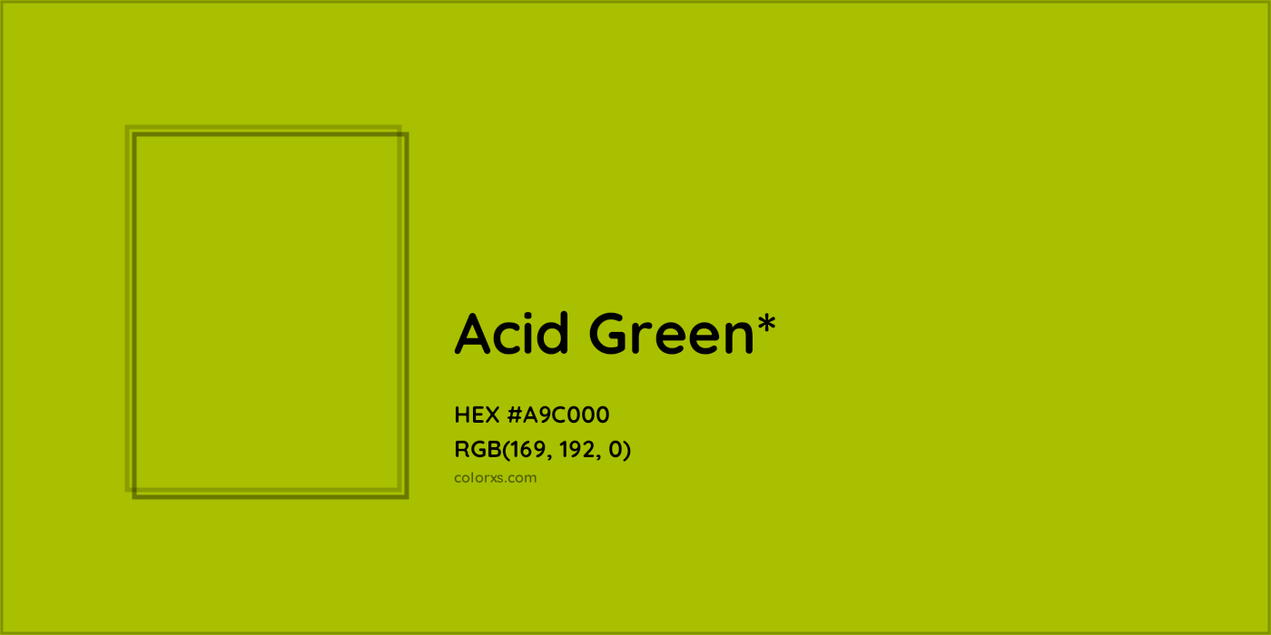 HEX #A9C000 Color Name, Color Code, Palettes, Similar Paints, Images