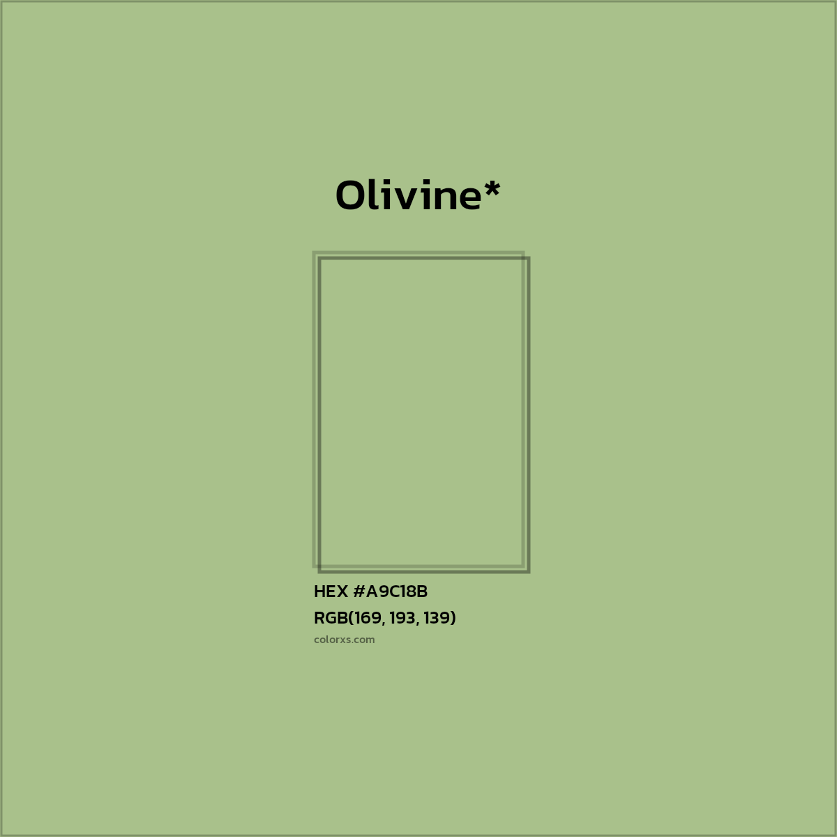 HEX #A9C18B Color Name, Color Code, Palettes, Similar Paints, Images