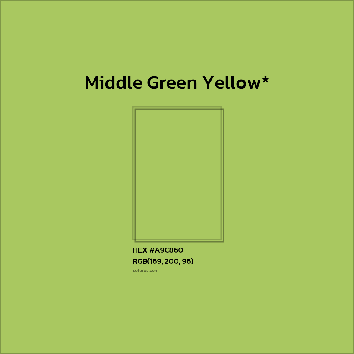 HEX #A9C860 Color Name, Color Code, Palettes, Similar Paints, Images