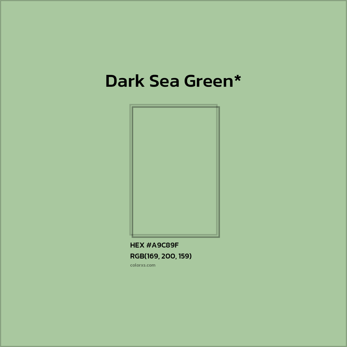HEX #A9C89F Color Name, Color Code, Palettes, Similar Paints, Images