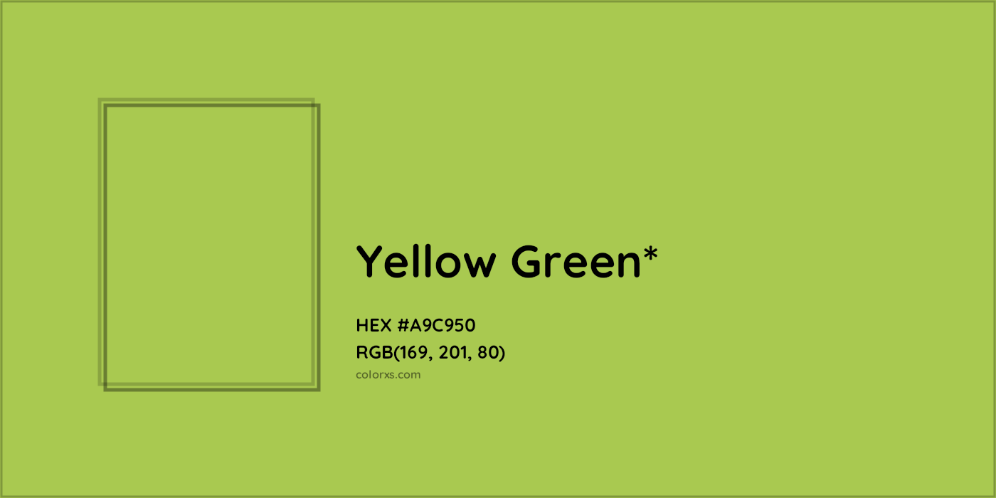 HEX #A9C950 Color Name, Color Code, Palettes, Similar Paints, Images
