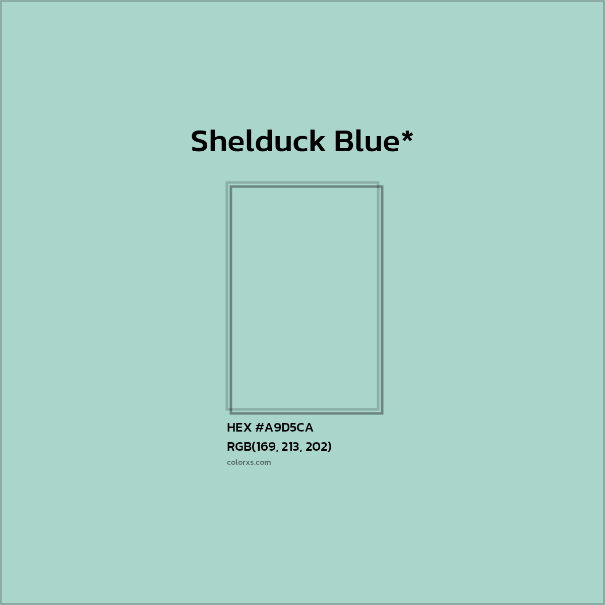 HEX #A9D5CA Color Name, Color Code, Palettes, Similar Paints, Images