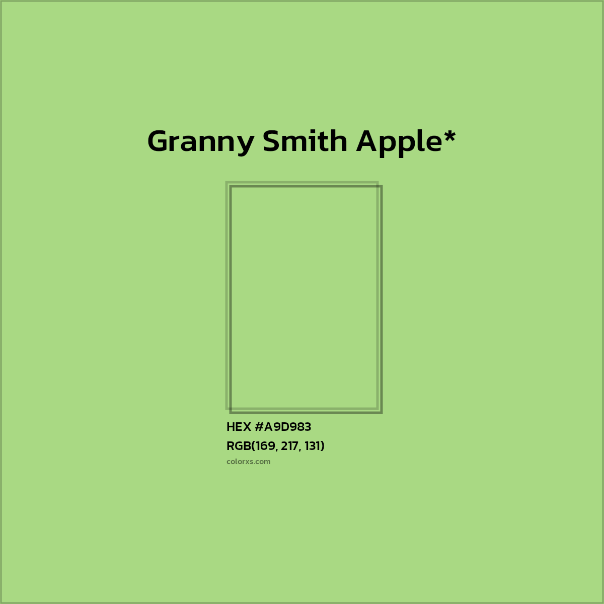 HEX #A9D983 Color Name, Color Code, Palettes, Similar Paints, Images