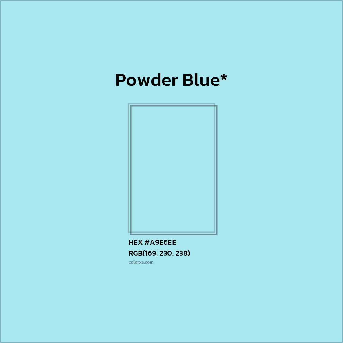 HEX #A9E6EE Color Name, Color Code, Palettes, Similar Paints, Images