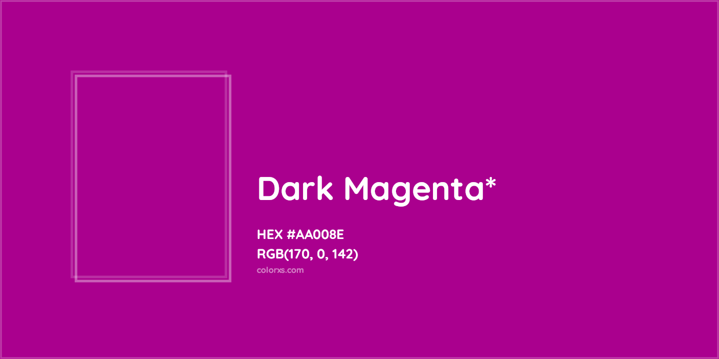 HEX #AA008E Color Name, Color Code, Palettes, Similar Paints, Images