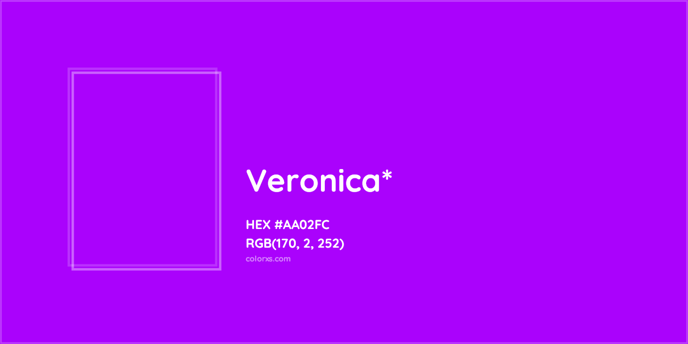 HEX #AA02FC Color Name, Color Code, Palettes, Similar Paints, Images