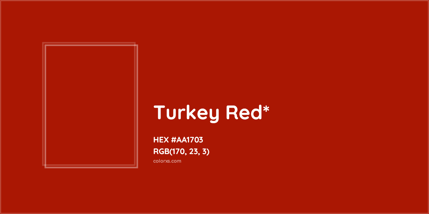 HEX #AA1703 Color Name, Color Code, Palettes, Similar Paints, Images
