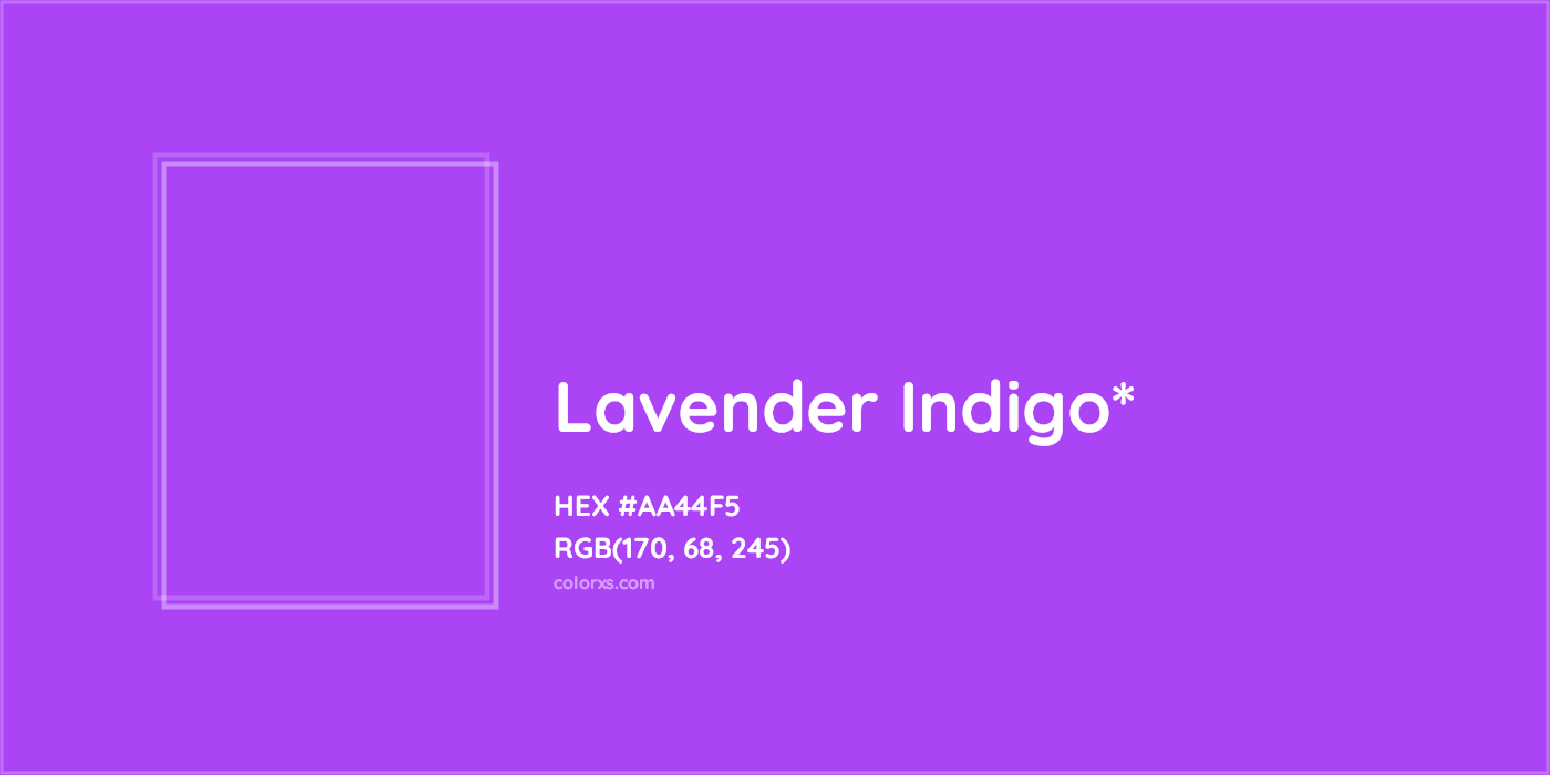 HEX #AA44F5 Color Name, Color Code, Palettes, Similar Paints, Images