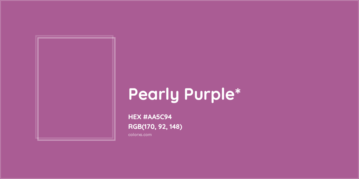 HEX #AA5C94 Color Name, Color Code, Palettes, Similar Paints, Images
