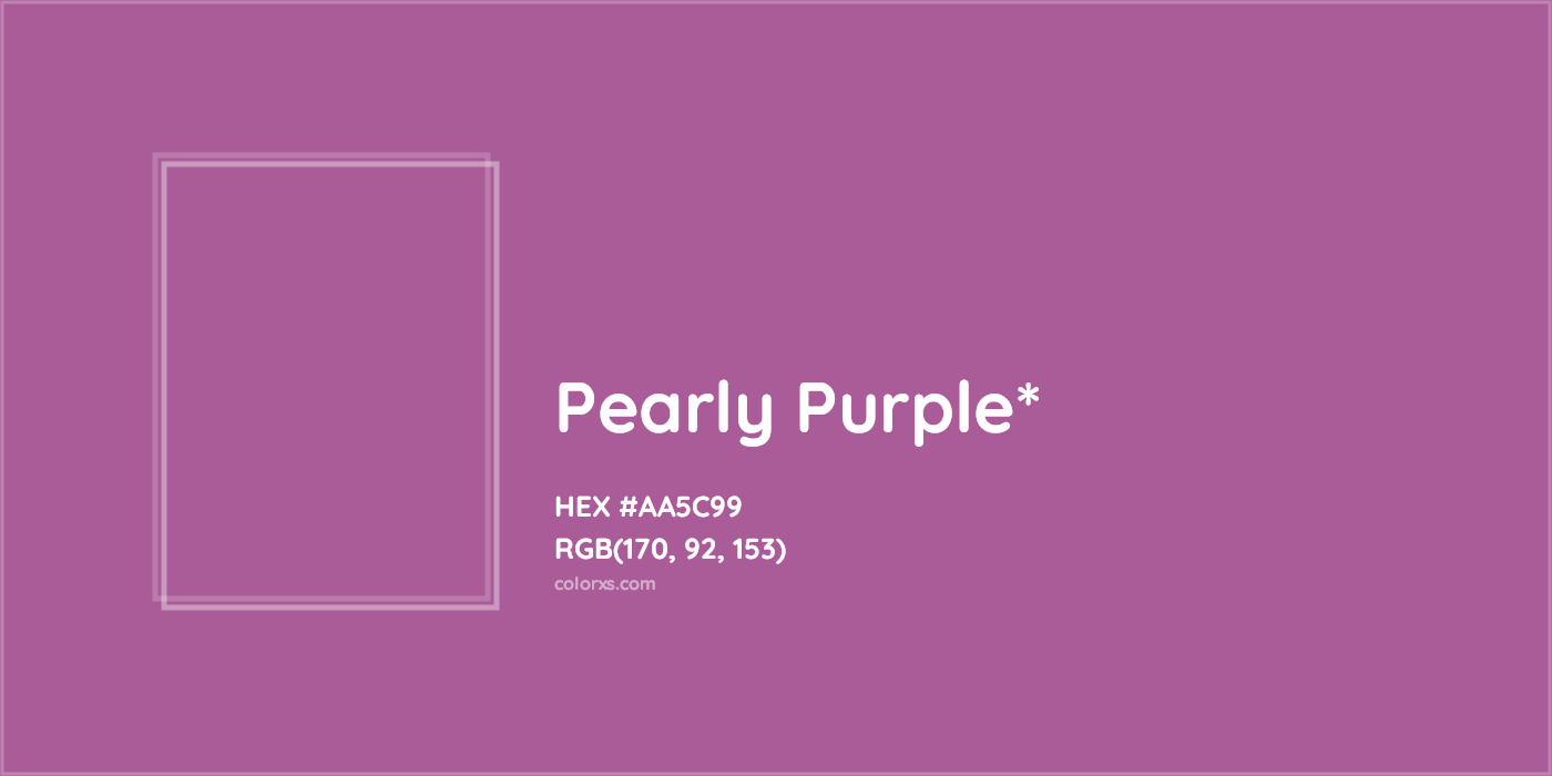 HEX #AA5C99 Color Name, Color Code, Palettes, Similar Paints, Images