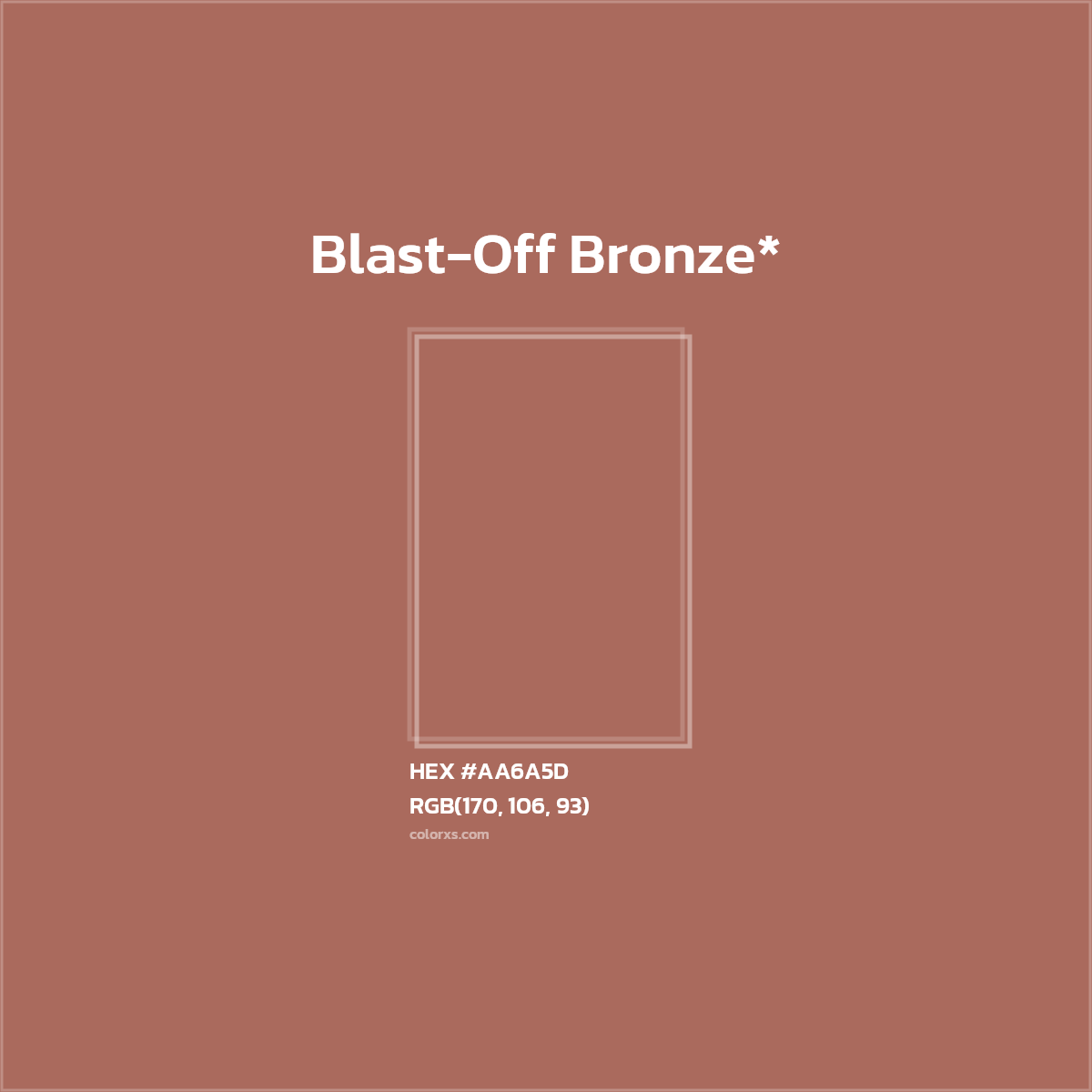 HEX #AA6A5D Color Name, Color Code, Palettes, Similar Paints, Images