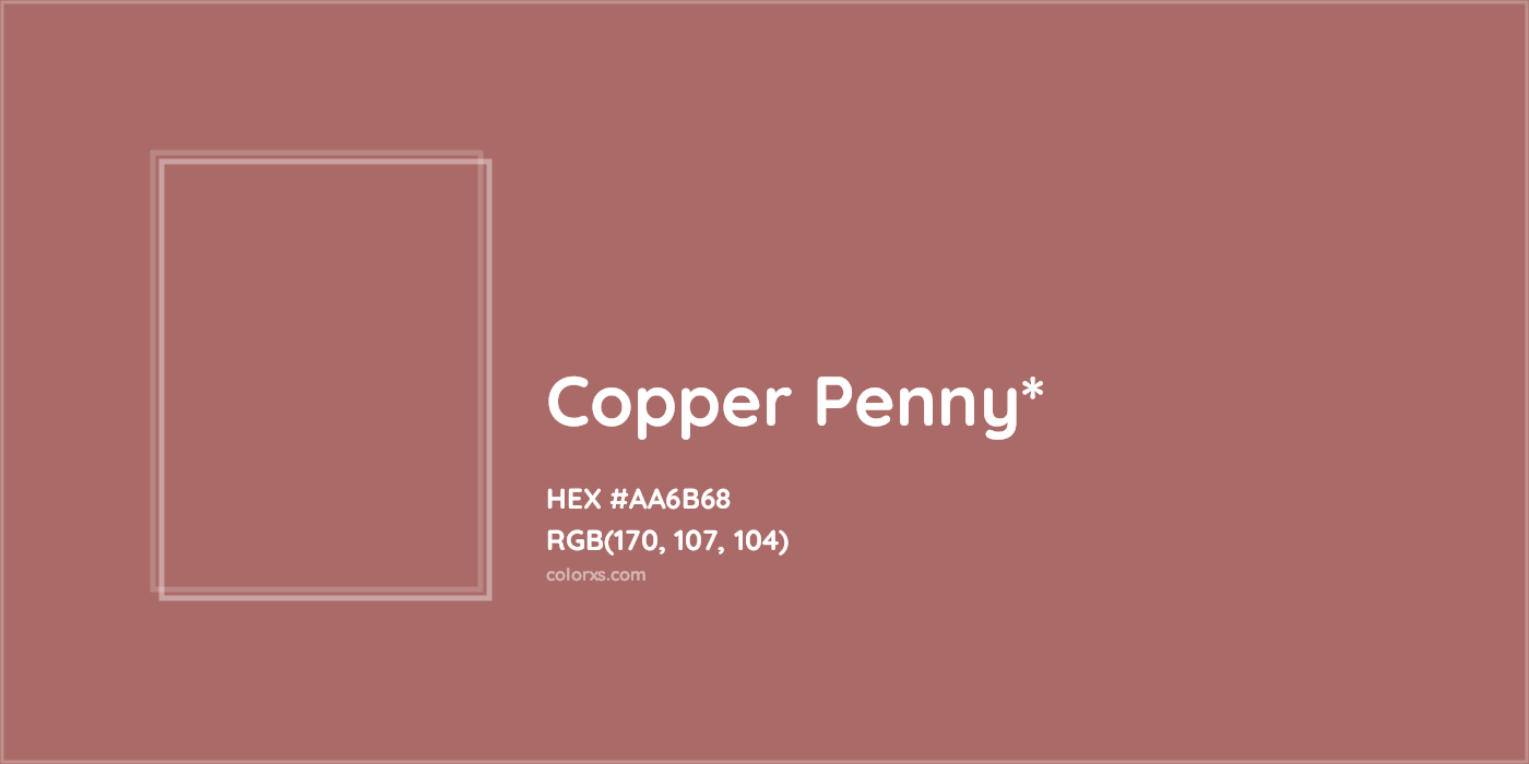 HEX #AA6B68 Color Name, Color Code, Palettes, Similar Paints, Images
