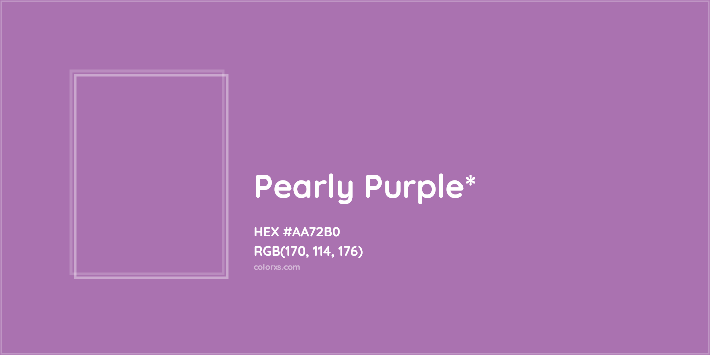 HEX #AA72B0 Color Name, Color Code, Palettes, Similar Paints, Images