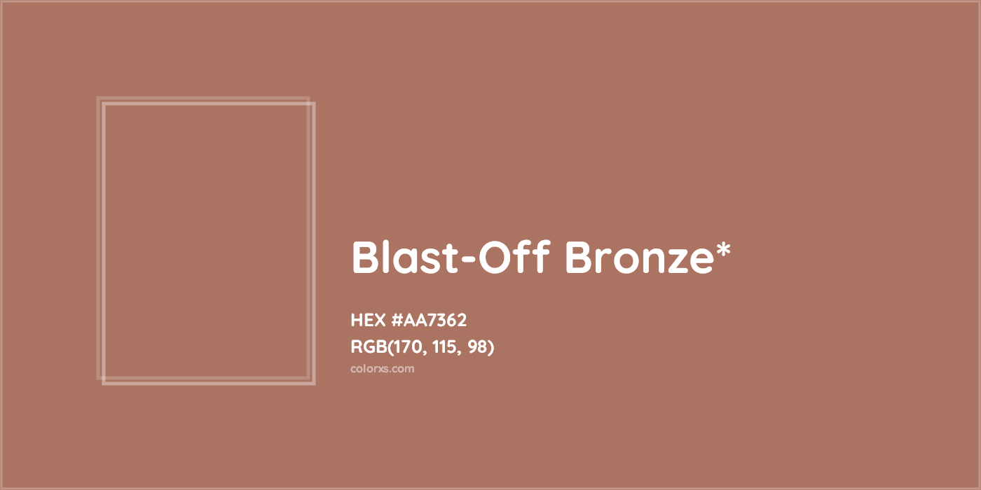 HEX #AA7362 Color Name, Color Code, Palettes, Similar Paints, Images