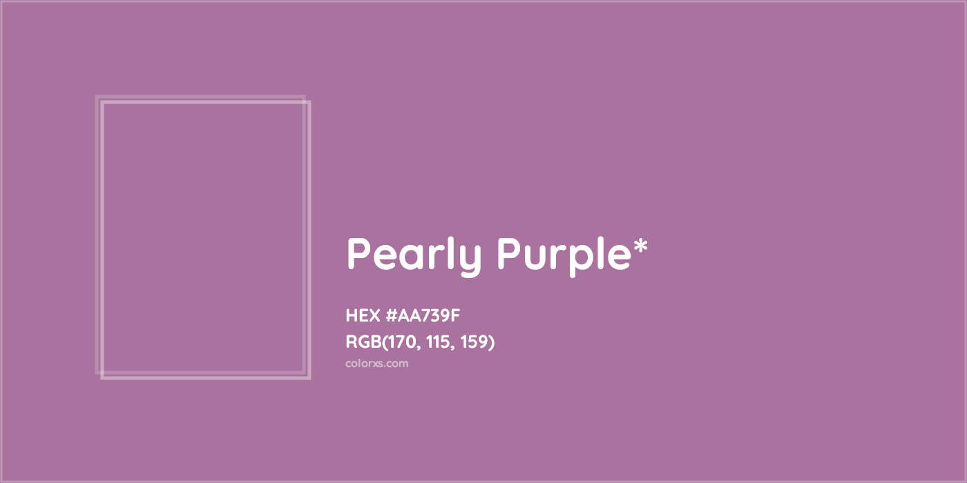 HEX #AA739F Color Name, Color Code, Palettes, Similar Paints, Images