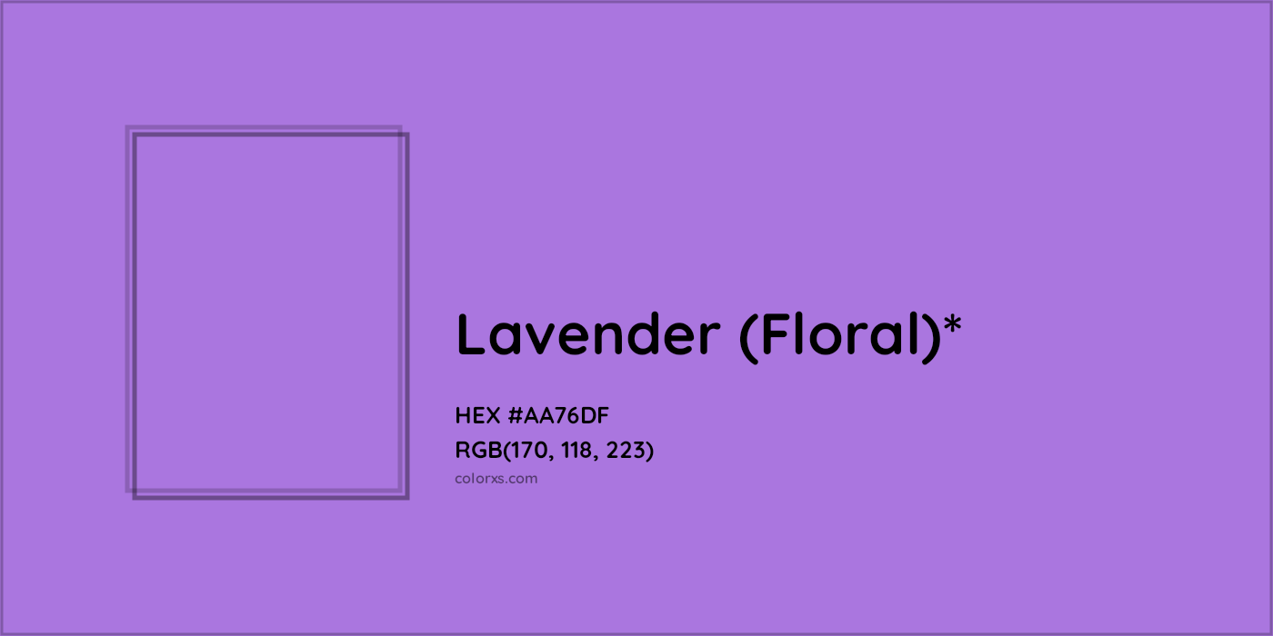 HEX #AA76DF Color Name, Color Code, Palettes, Similar Paints, Images
