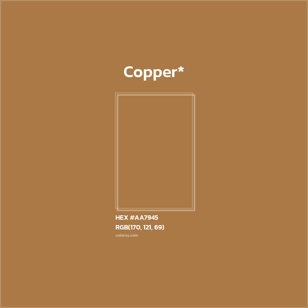 HEX #AA7945 Color Name, Color Code, Palettes, Similar Paints, Images
