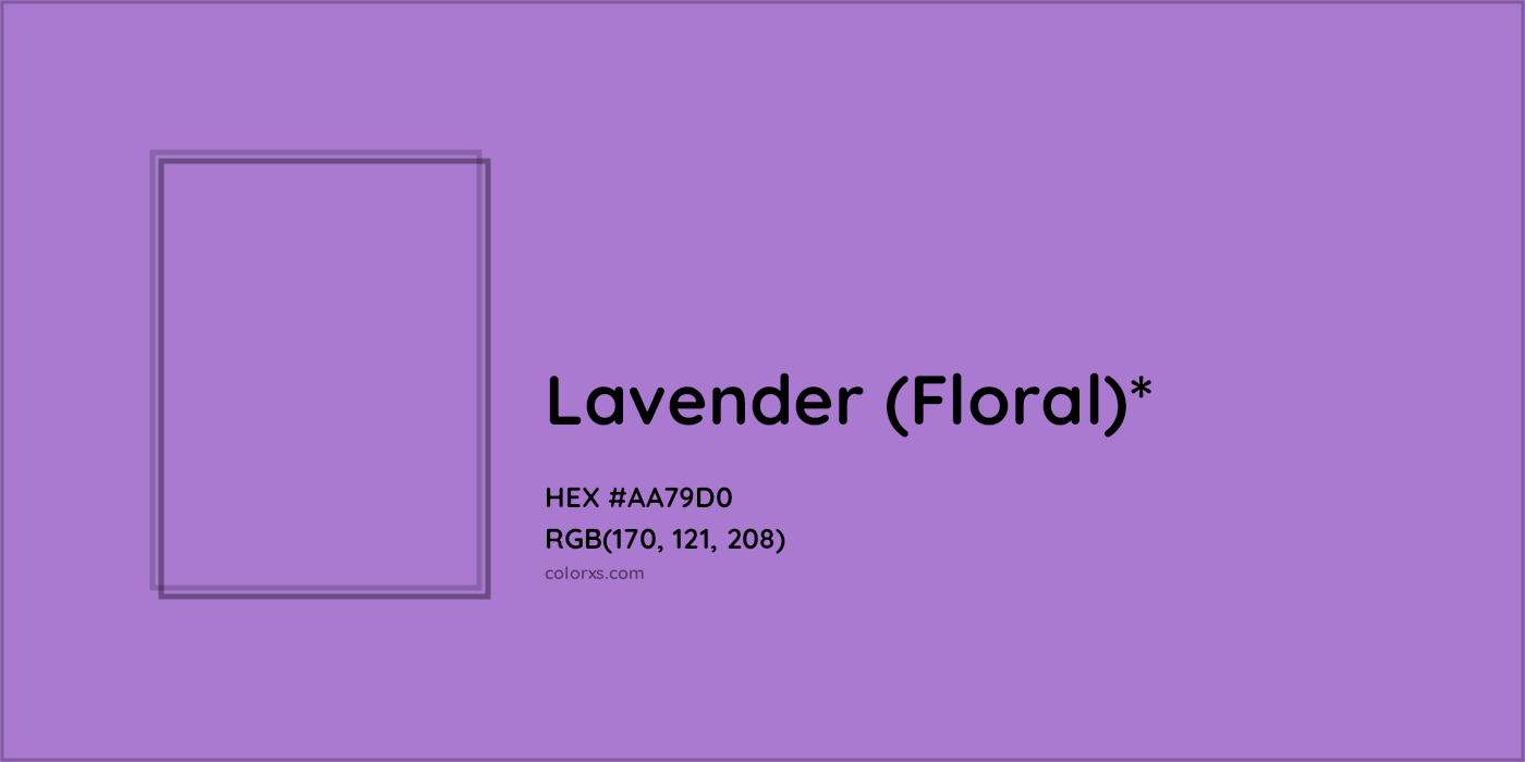 HEX #AA79D0 Color Name, Color Code, Palettes, Similar Paints, Images