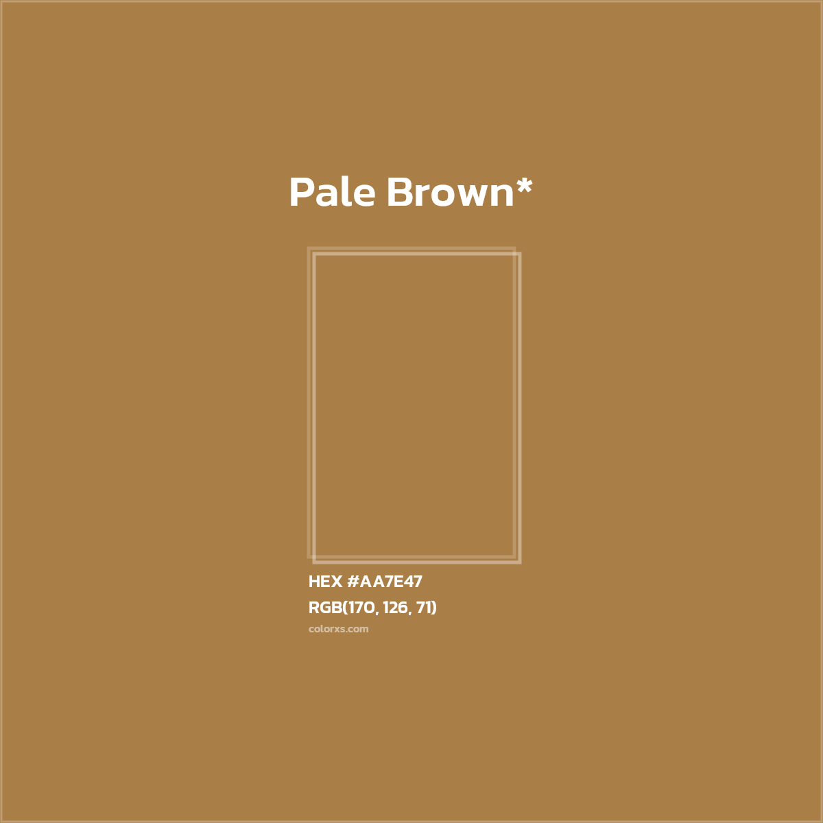 HEX #AA7E47 Color Name, Color Code, Palettes, Similar Paints, Images