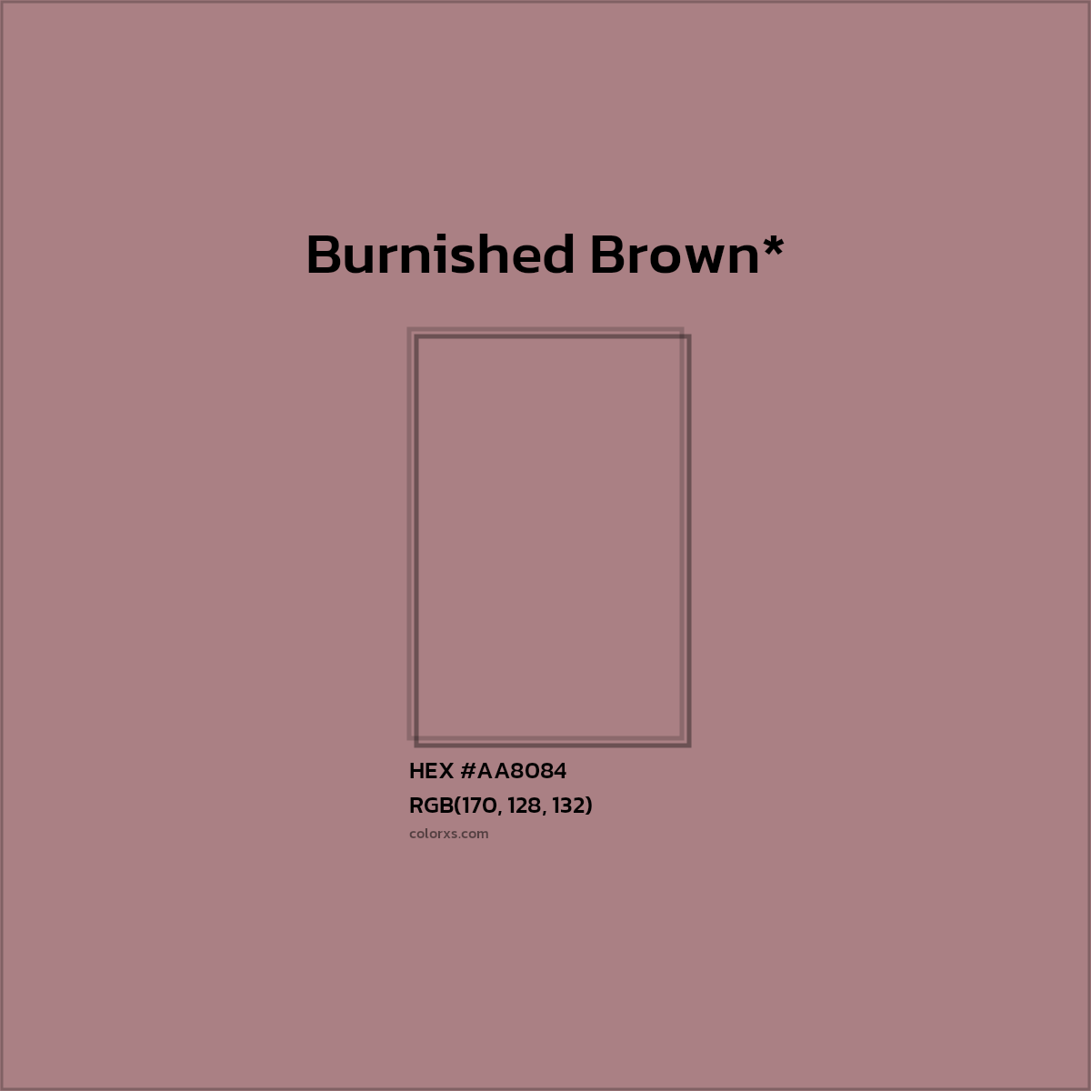 HEX #AA8084 Color Name, Color Code, Palettes, Similar Paints, Images