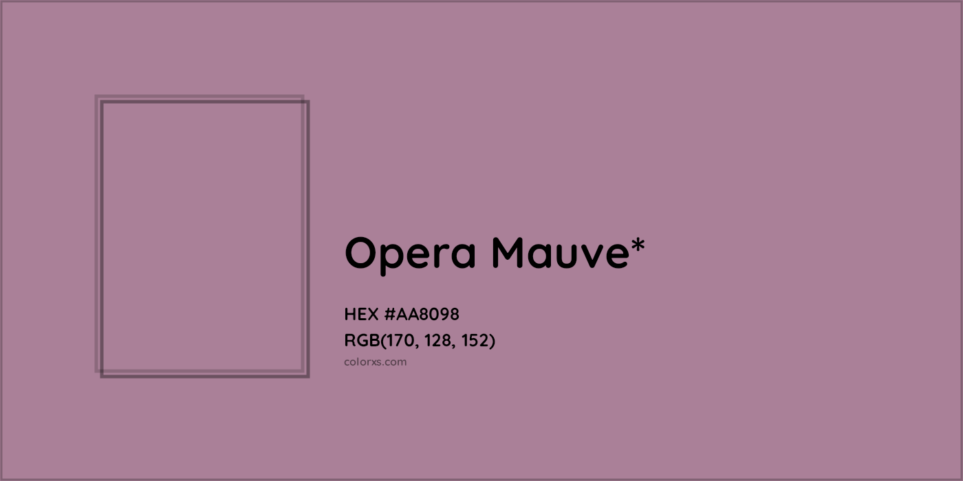 HEX #AA8098 Color Name, Color Code, Palettes, Similar Paints, Images