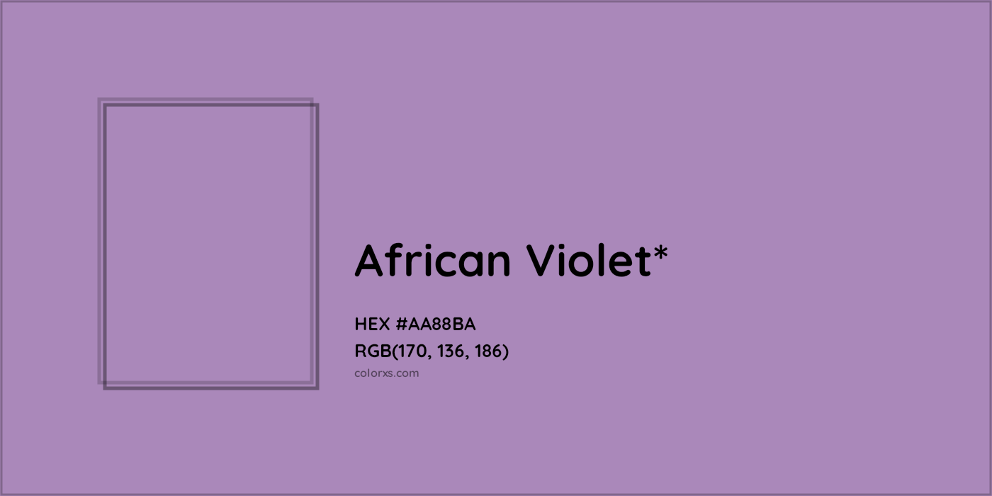 HEX #AA88BA Color Name, Color Code, Palettes, Similar Paints, Images