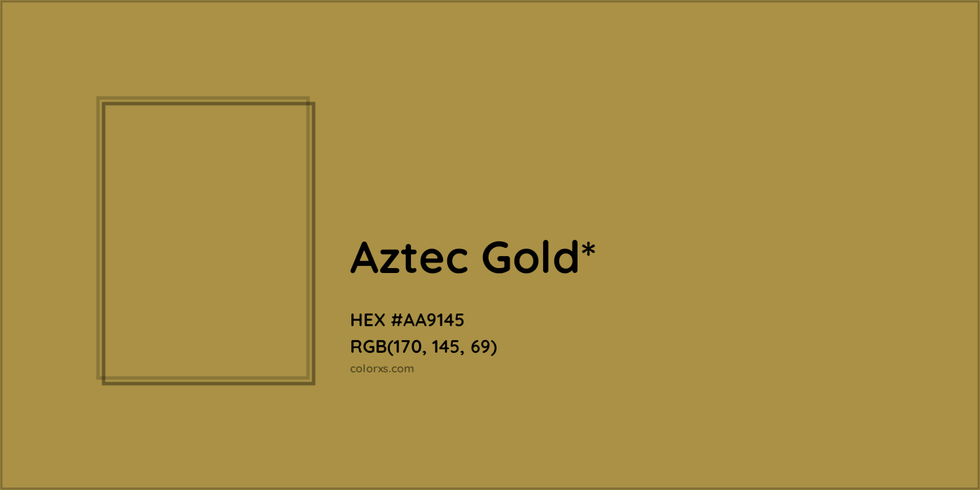 HEX #AA9145 Color Name, Color Code, Palettes, Similar Paints, Images