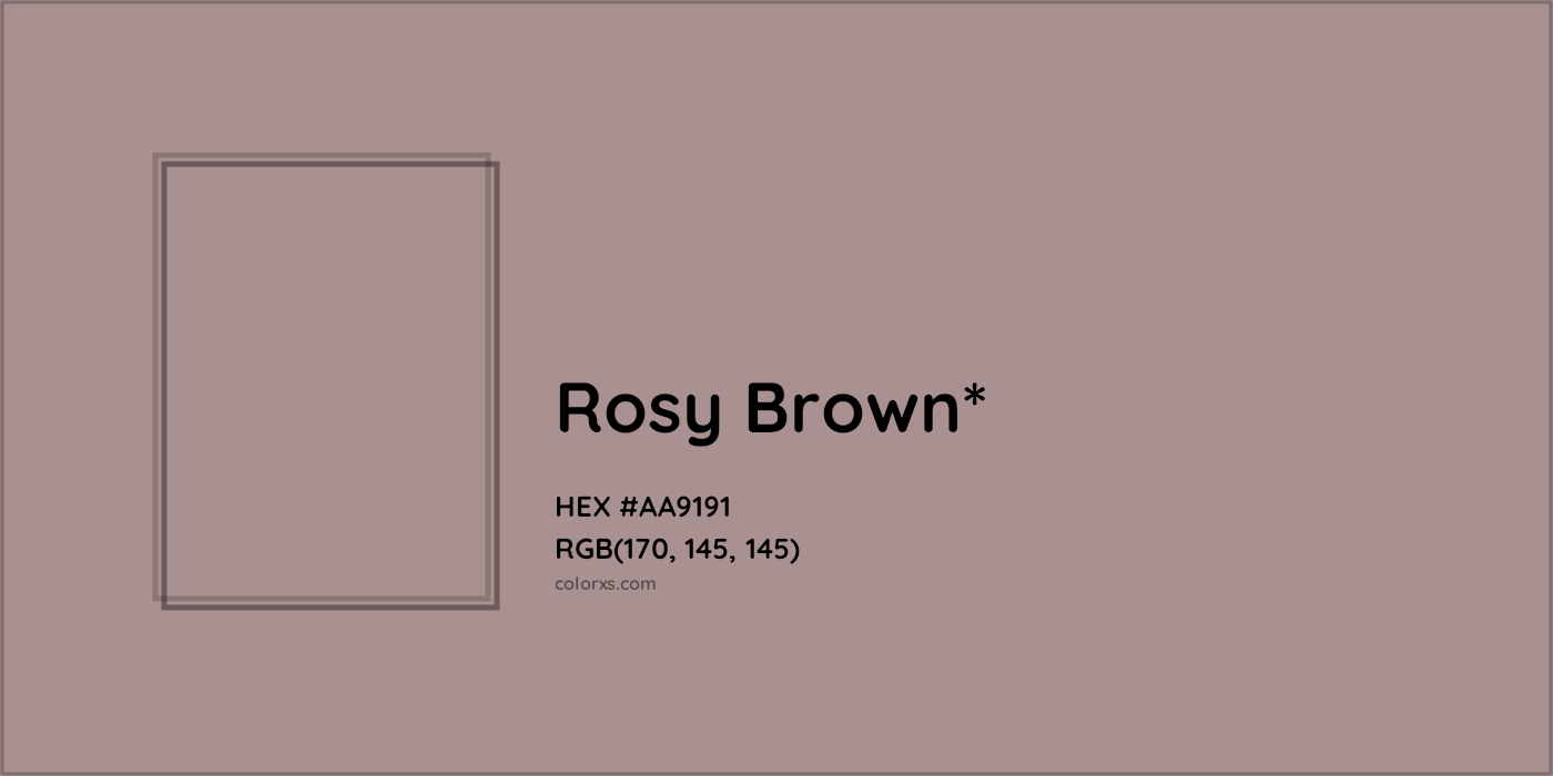 HEX #AA9191 Color Name, Color Code, Palettes, Similar Paints, Images