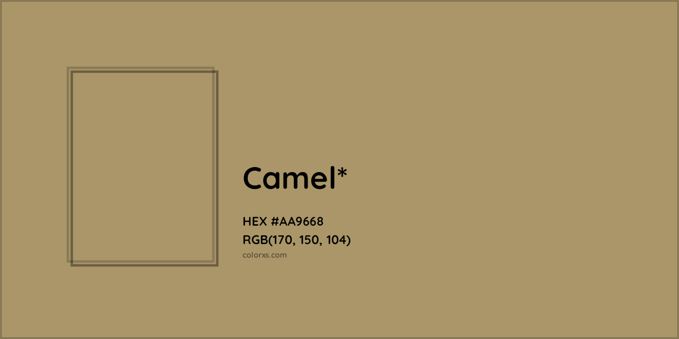 HEX #AA9668 Color Name, Color Code, Palettes, Similar Paints, Images